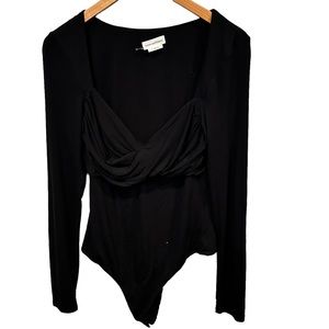 Lovers and Friends black bodysuit bamboo women’s size medium M